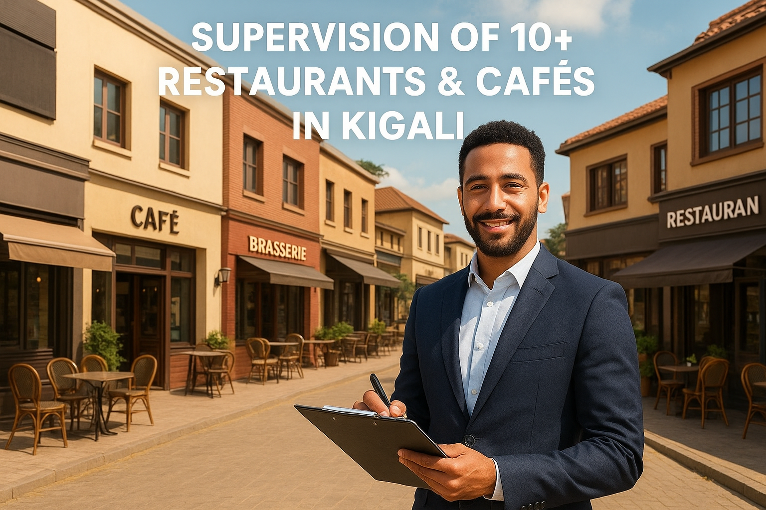 Supervision of 10+ Restaurants & Cafés